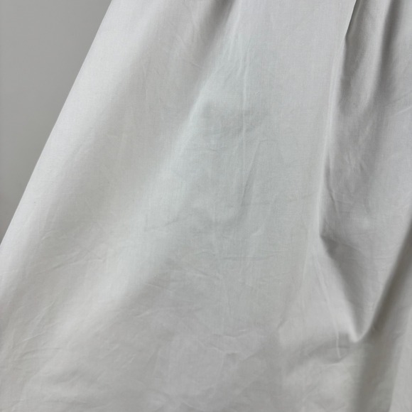 Petal & Pup Alice Bow Back White Midi Dress Tie Back Cotton Size M NWOT - Picture 4 of 8